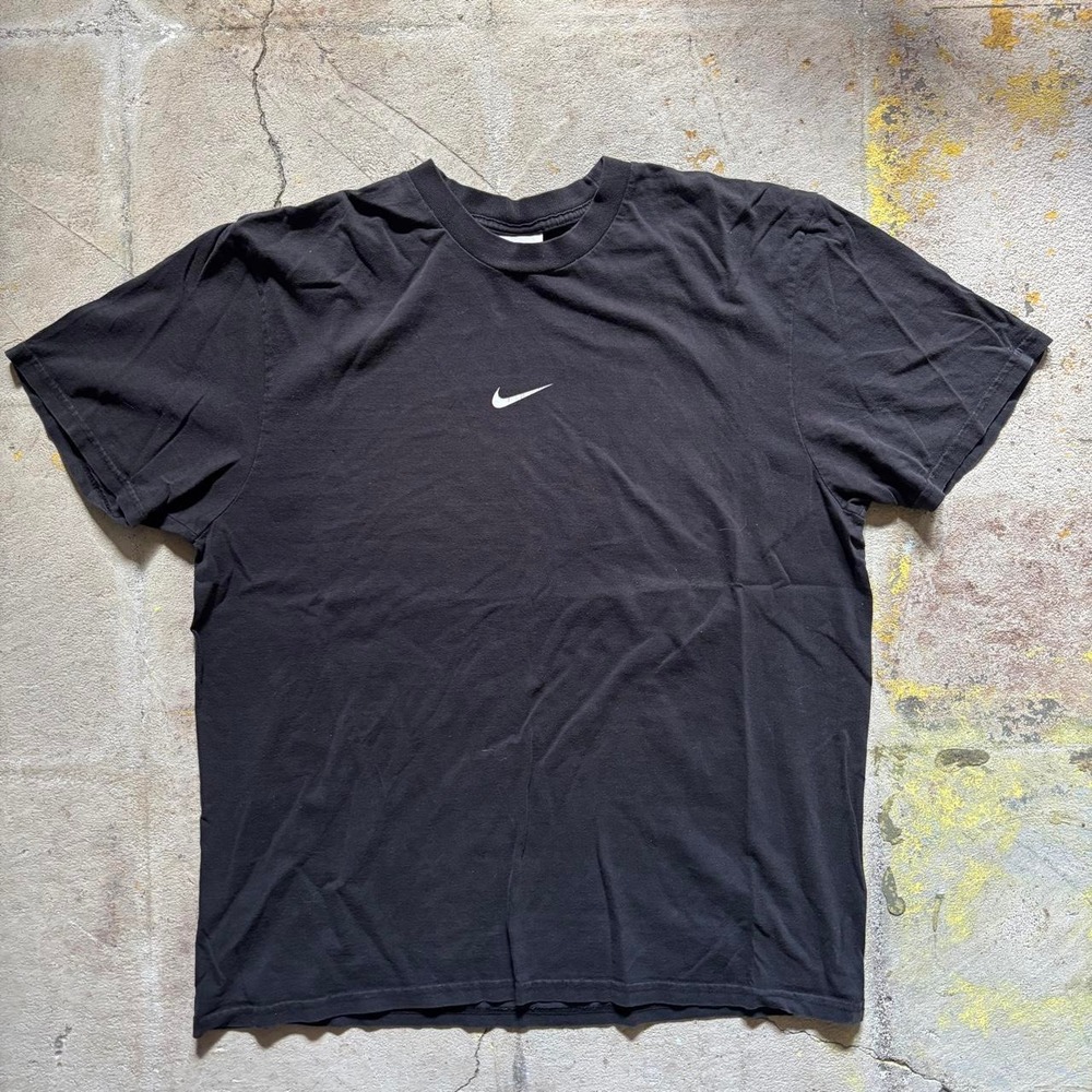 Nike Black Center Swoosh T-Shirt - Size XL